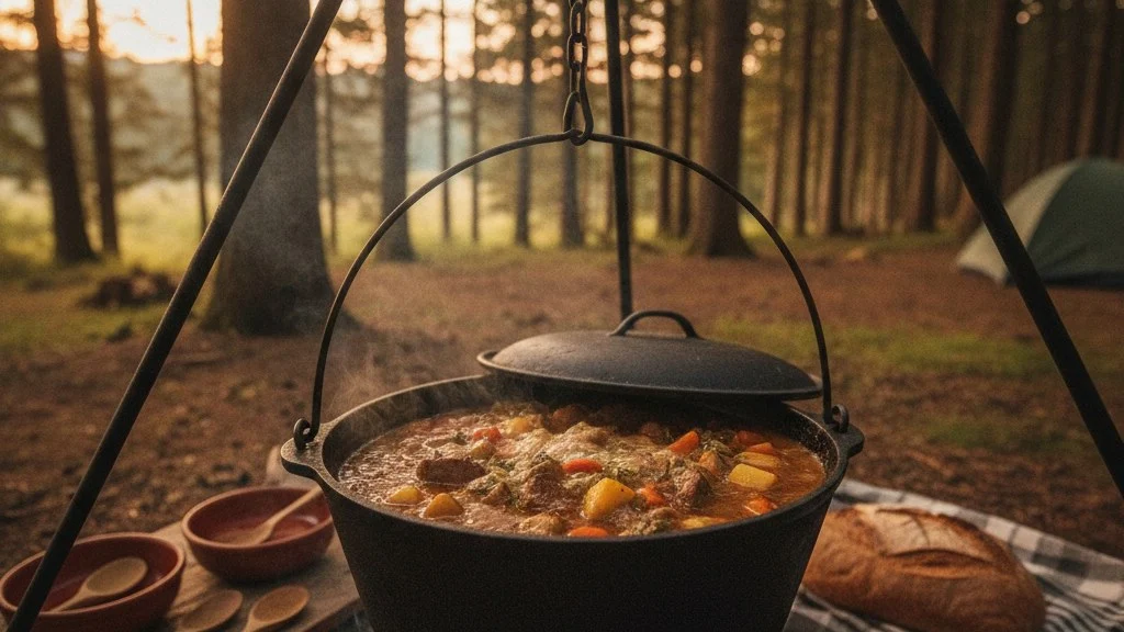 ダッチオーブンで作る絶品キャンプ飯レシピ7選(写真はイメージ)