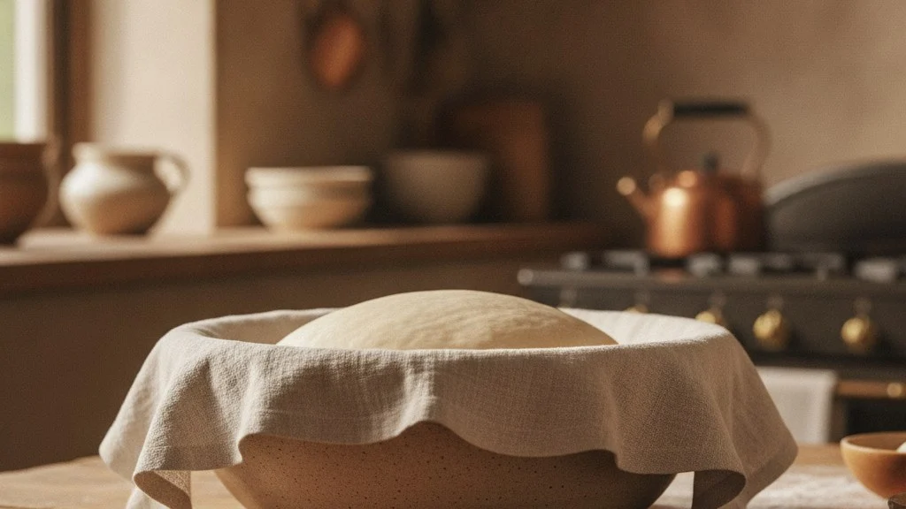 少ないイーストで、ゆっくり膨らんでいく生地